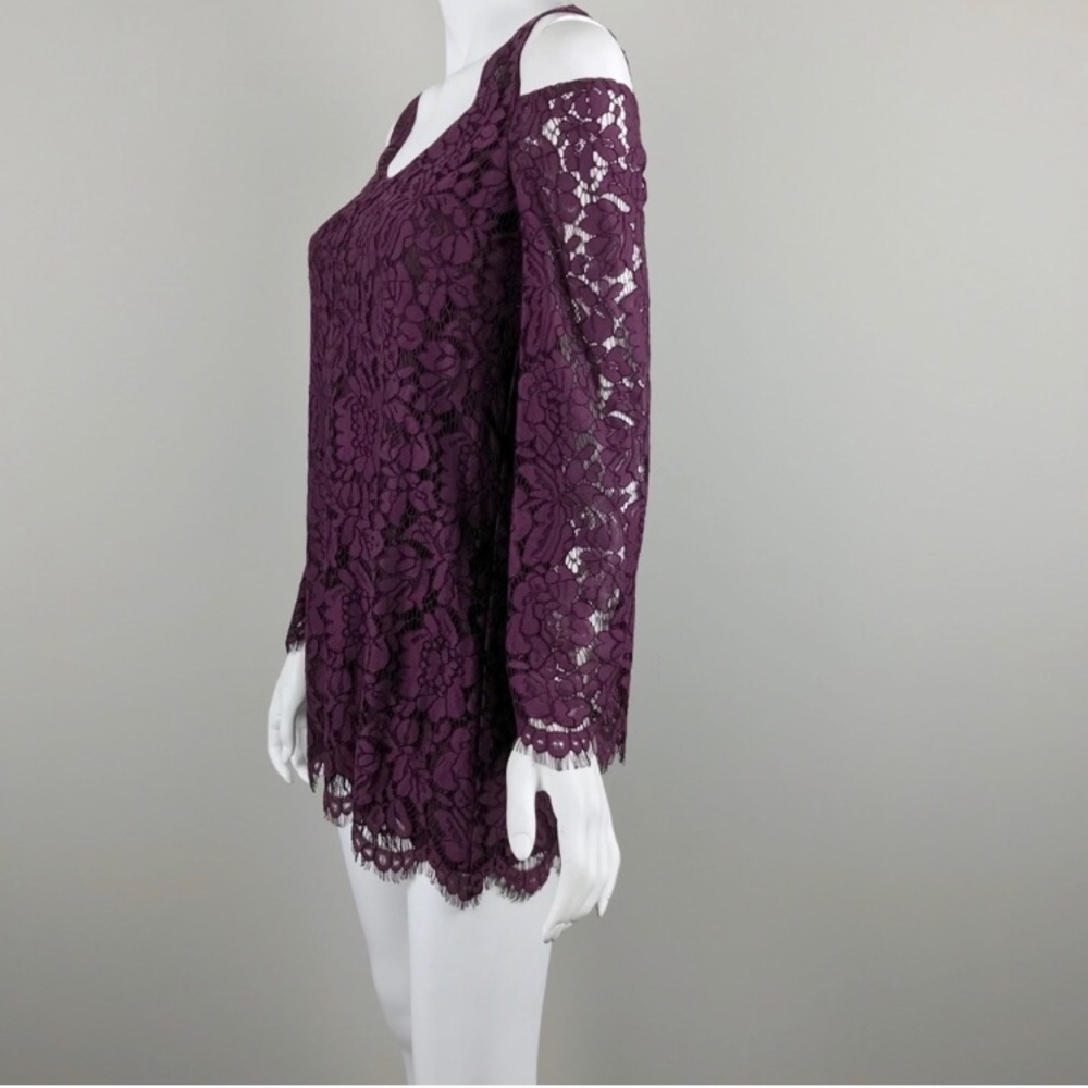 NEW {Chaser} Open Back Bell Sleeve Mini Dress - Picture 5 of 8